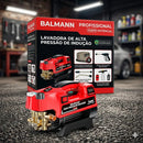 Lavadora de Alta Pressão Balmann + BRINDES: Kit de Engates e Limpeza Profissional